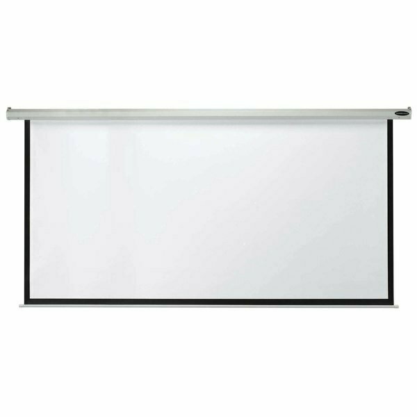 Aarco APS-84 84in x 84in Matte White Manual Wall Mounted Projection Screen 116APS84